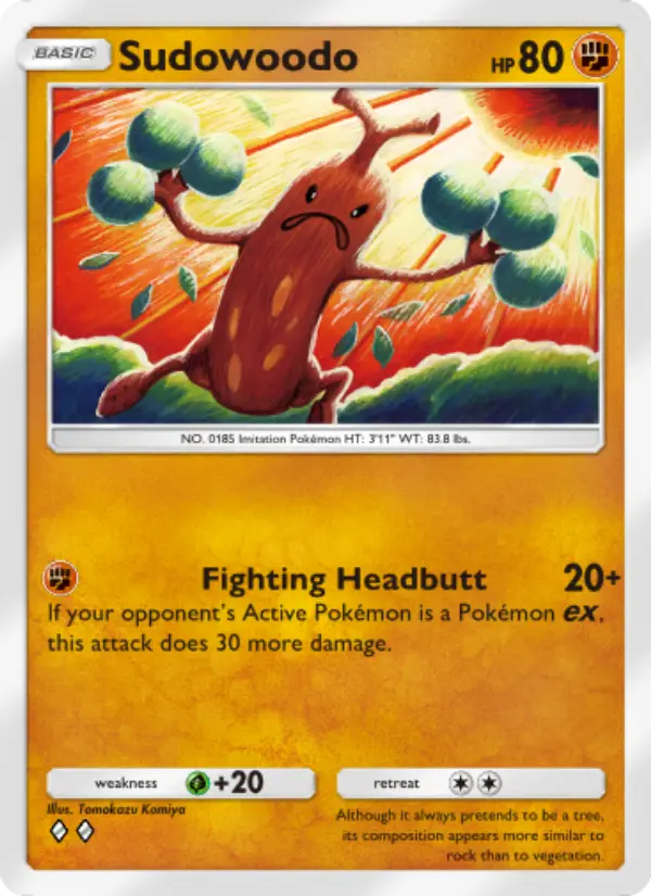 Sudowoodo — Triumphant Light card #036