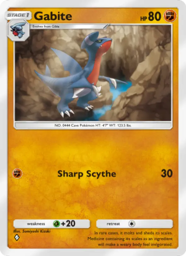 Gabite — Triumphant Light card #046