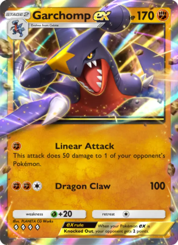 Garchomp ex — Triumphant Light card #047