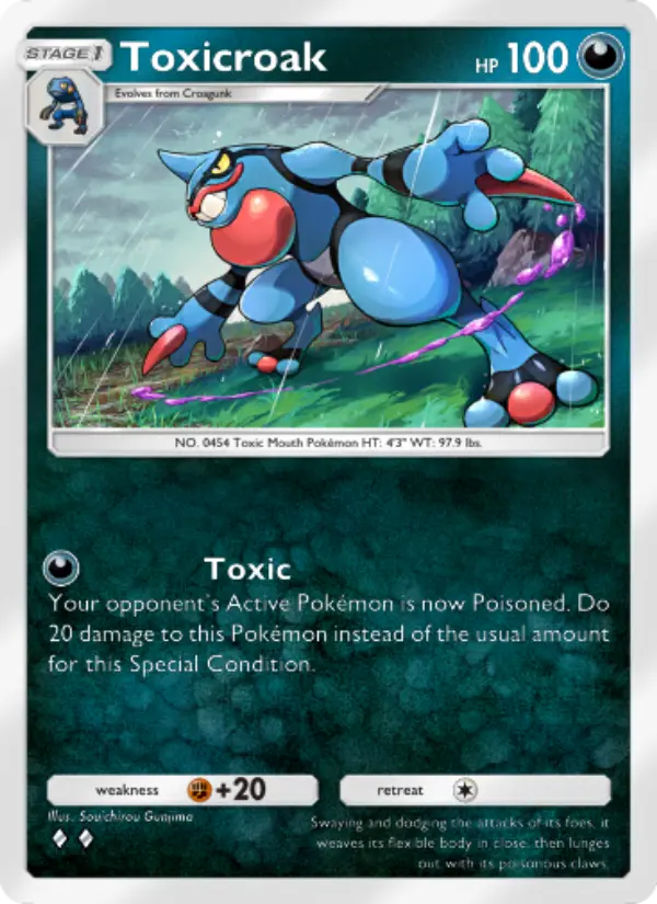 Toxicroak — Triumphant Light card #052