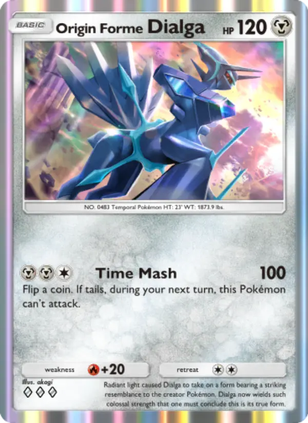 Origin Forme Dialga — Triumphant Light card #060