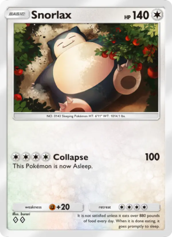 Snorlax — Triumphant Light card #063
