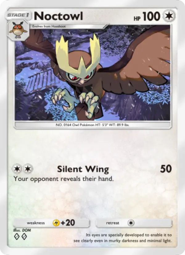 Noctowl — Triumphant Light card #065