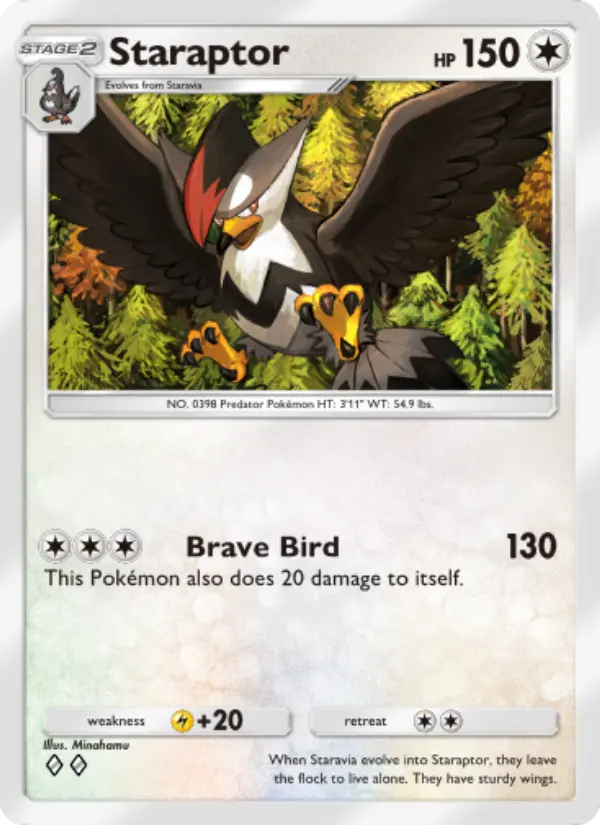 Staraptor — Triumphant Light card #068
