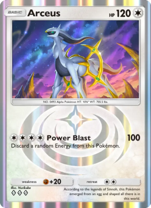 Arceus — Triumphant Light card #070