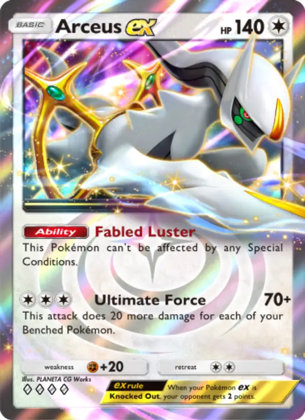 Arceus ex — Triumphant Light card #071