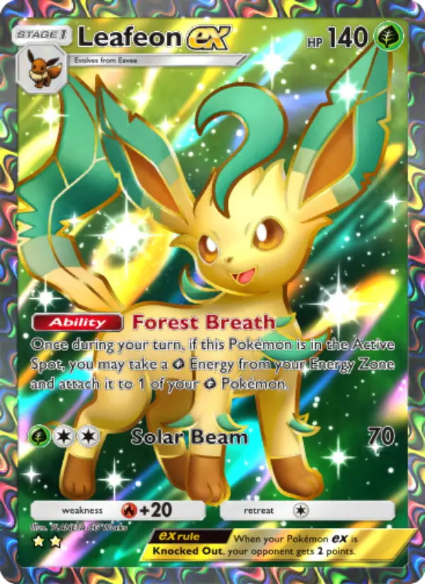 Leafeon ex — Triumphant Light card #082