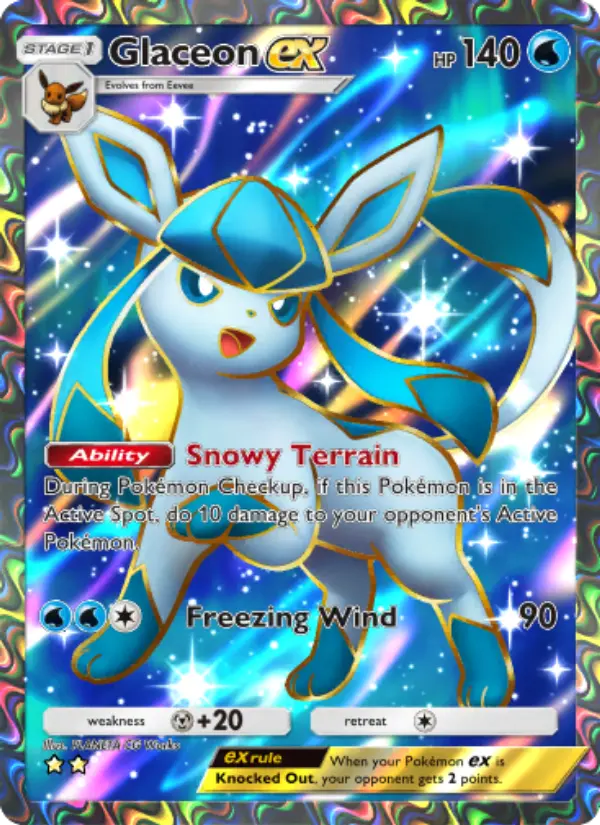 Glaceon ex — Triumphant Light card #083