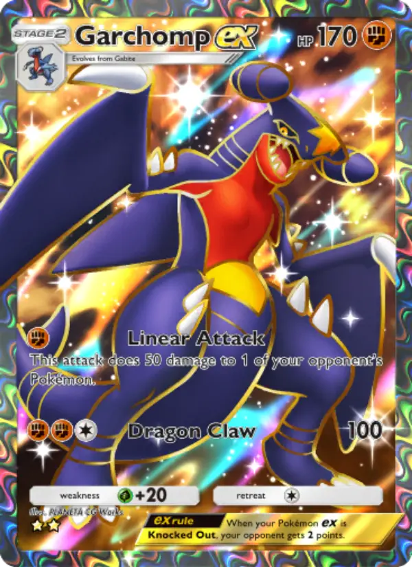 Garchomp ex — Triumphant Light card #084