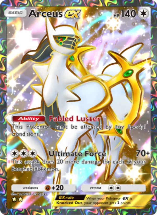 Arceus ex — Triumphant Light card #086