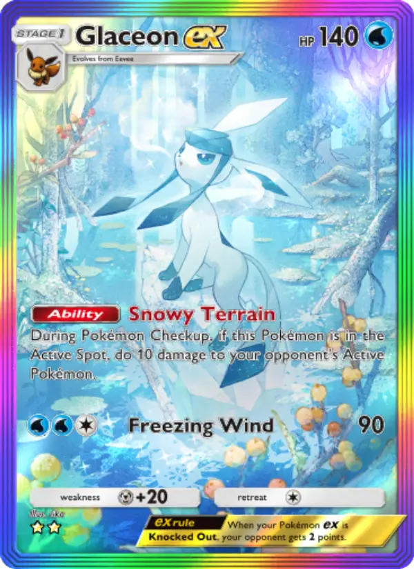 Glaceon ex — Triumphant Light card #092