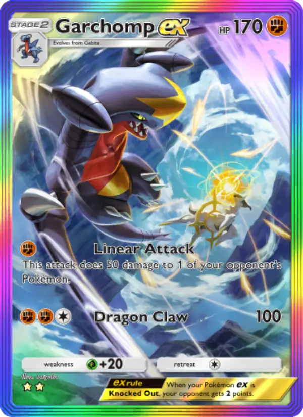 Garchomp ex — Triumphant Light card #093