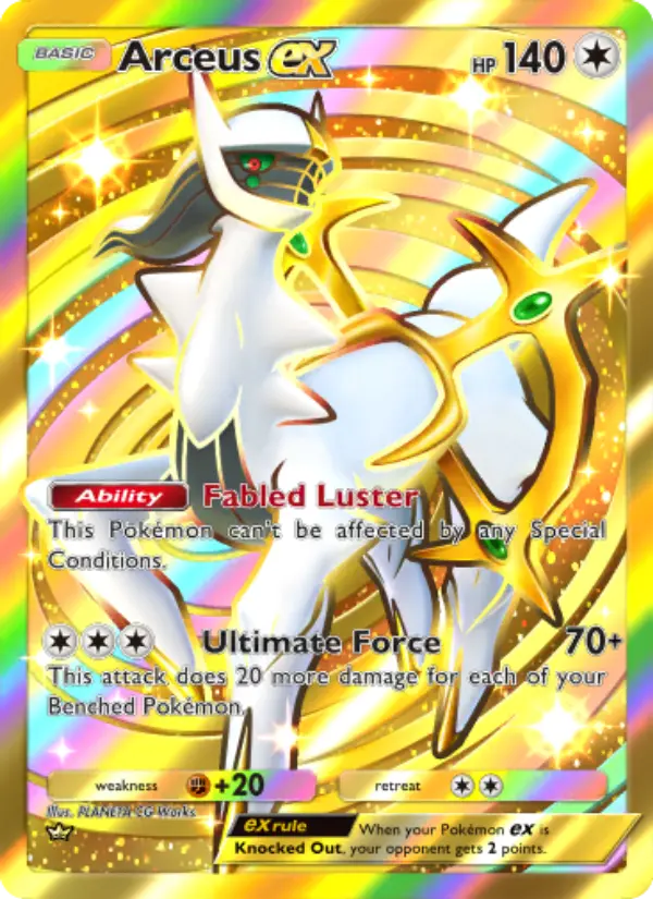 Arceus ex — Triumphant Light card #096