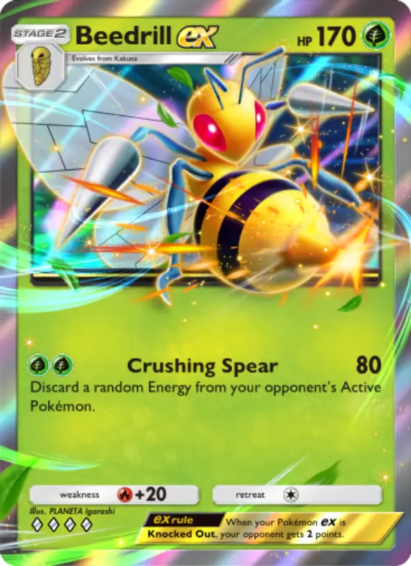 Beedrill ex — Shining Revelry card #003