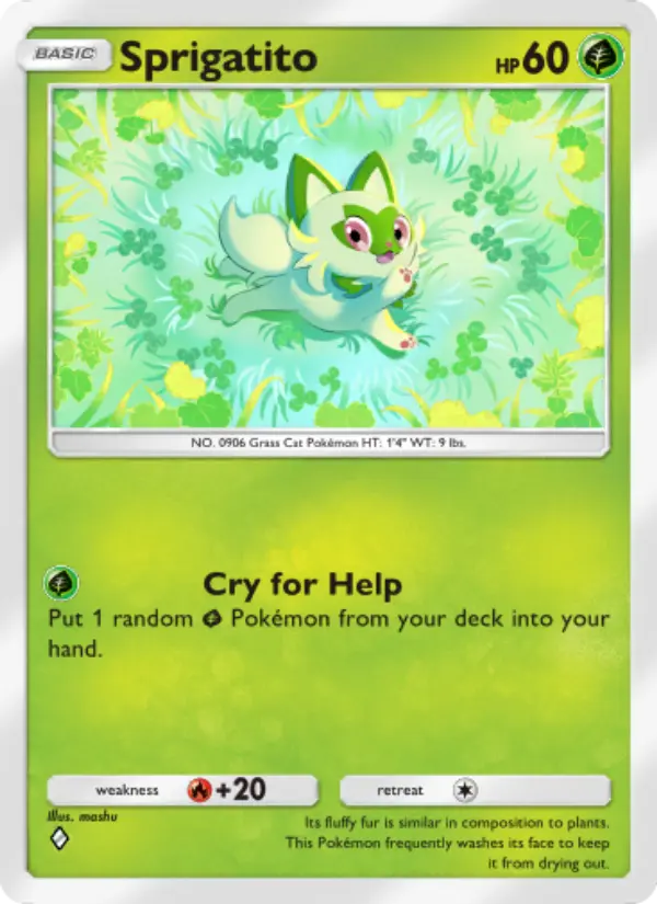 Sprigatito — Shining Revelry card #005