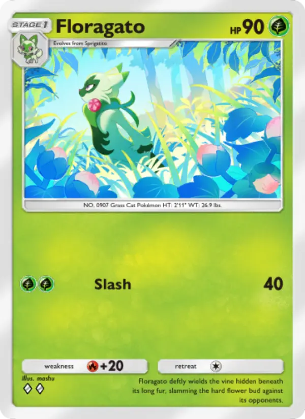 Floragato — Shining Revelry card #006