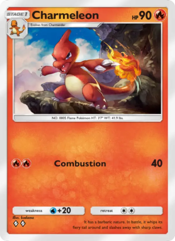 Charmeleon — Shining Revelry card #009