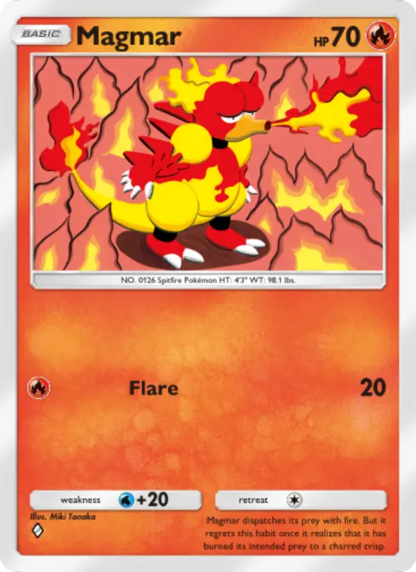 Magmar — Shining Revelry card #011