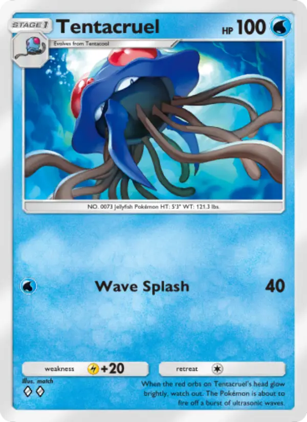 Tentacruel — Shining Revelry card #015
