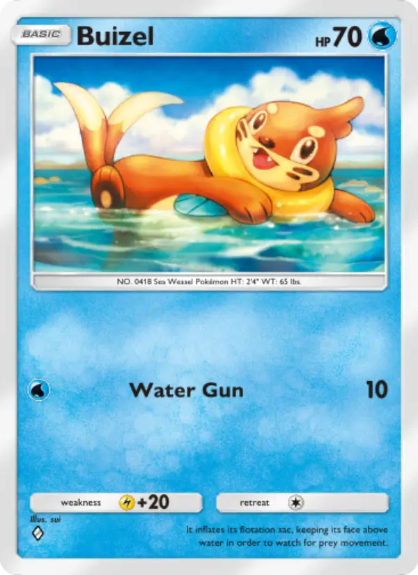 Buizel — Shining Revelry card #016