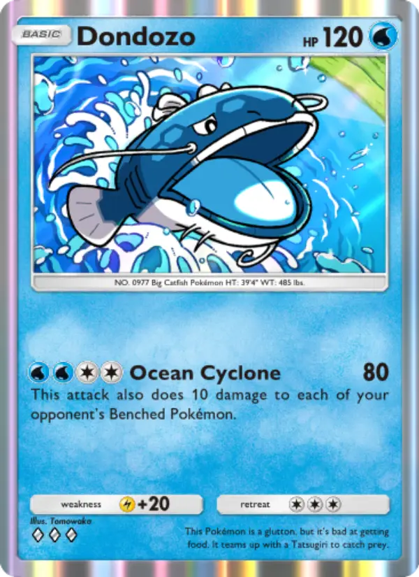 Dondozo — Shining Revelry card #020