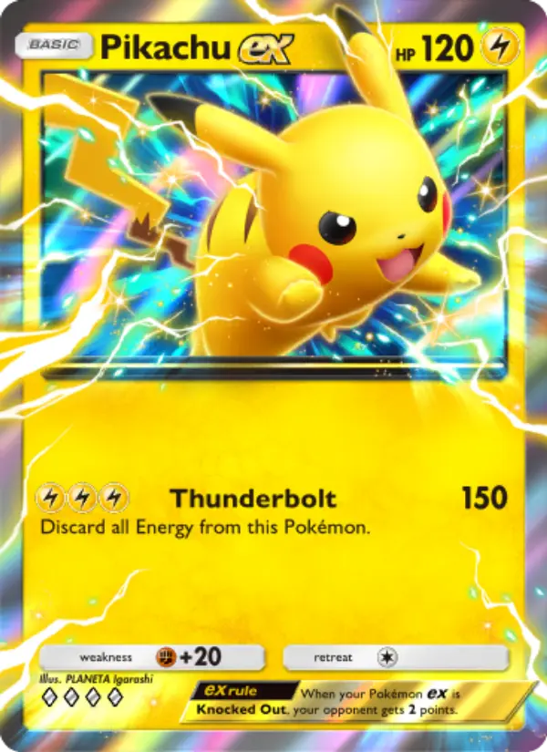 Pikachu ex — Shining Revelry card #022