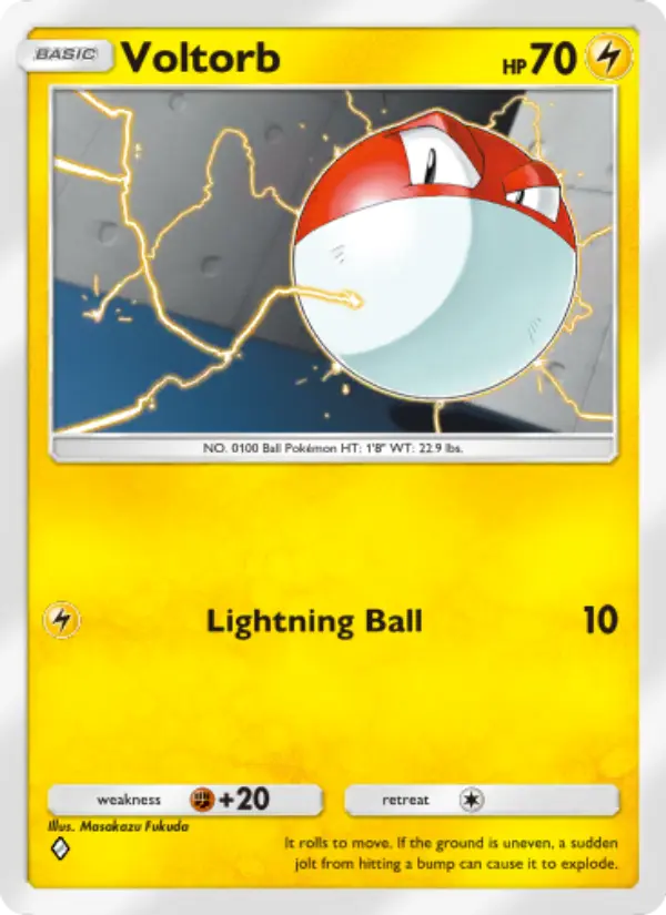 Voltorb — Shining Revelry card #023