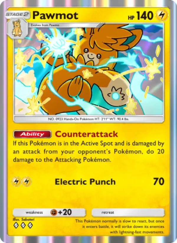 Pawmot — Shining Revelry card #028