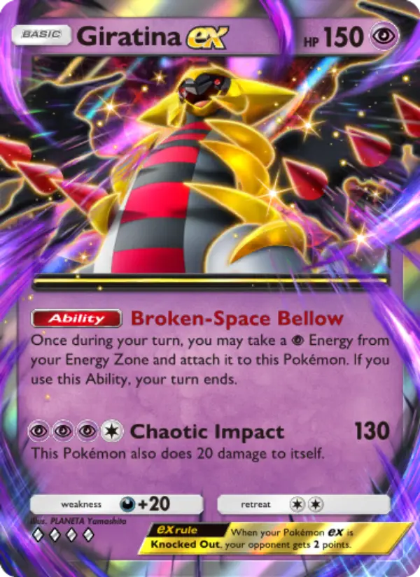 Giratina ex — Shining Revelry card #035