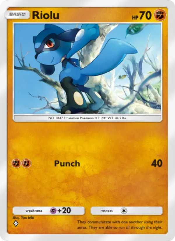 Riolu — Shining Revelry card #042