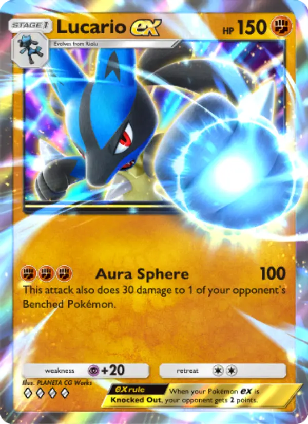 Lucario ex — Shining Revelry card #043