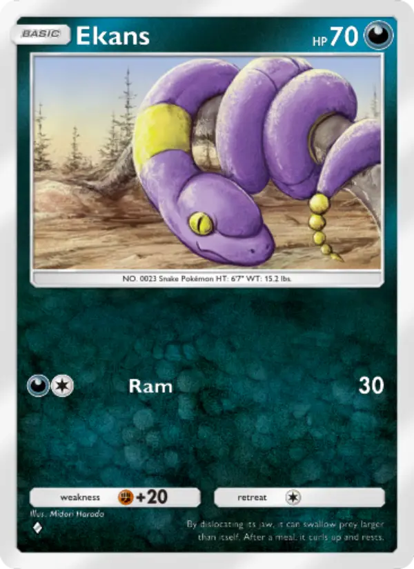 Ekans — Shining Revelry card #045