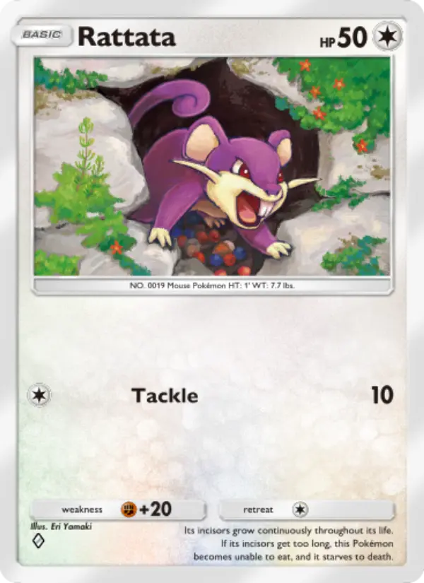 Rattata — Shining Revelry card #058