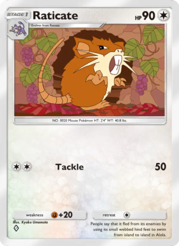 Raticate — Shining Revelry card #059
