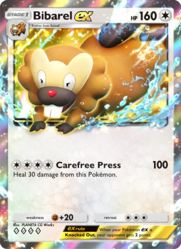 Bibarel ex — Shining Revelry card #065