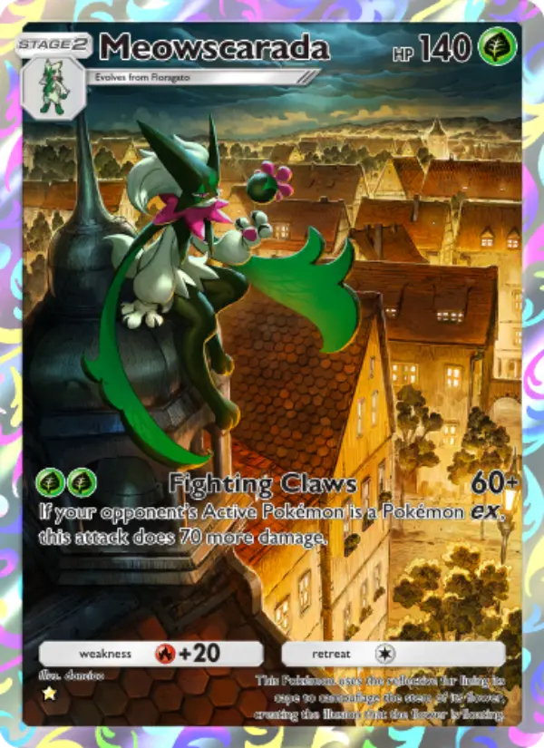 Meowscarada — Shining Revelry card #073