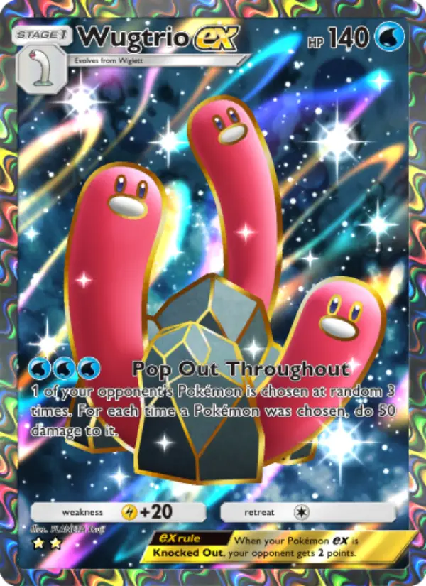 Wugtrio ex — Shining Revelry card #081