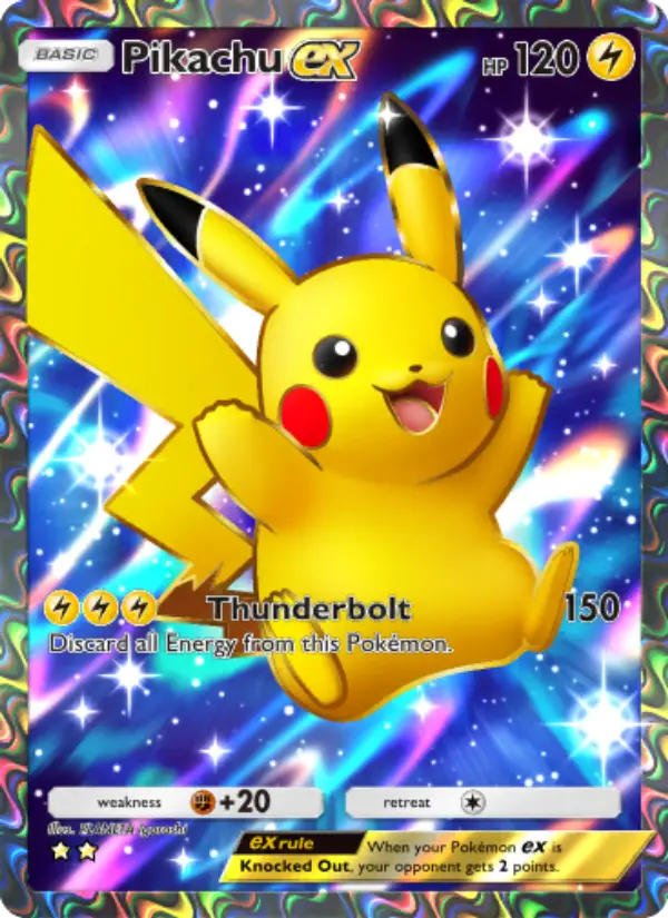 Pikachu ex — Shining Revelry card #082