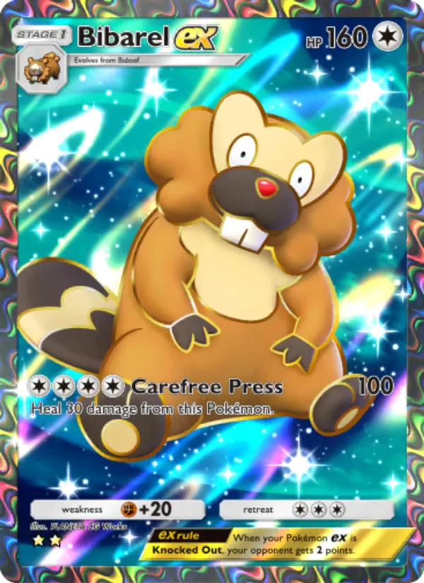 Bibarel ex — Shining Revelry card #087