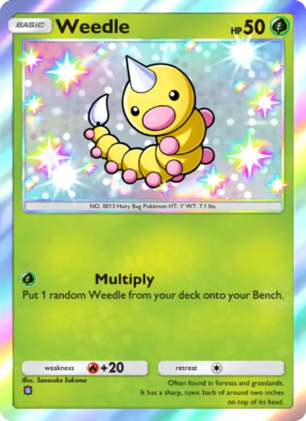 Weedle — Shining Revelry card #097