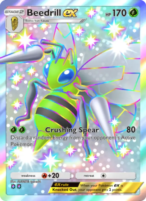 Beedrill ex — Shining Revelry card #107