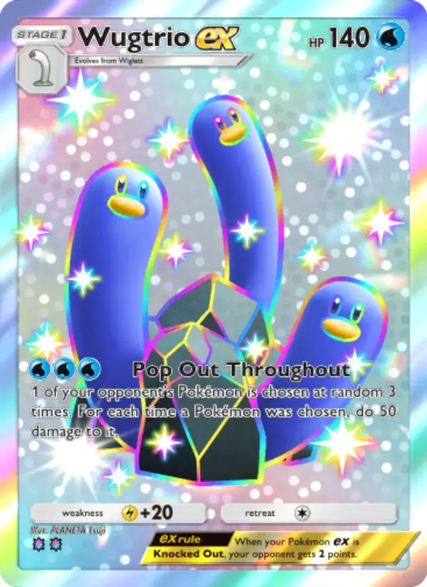 Wugtrio ex — Shining Revelry card #109