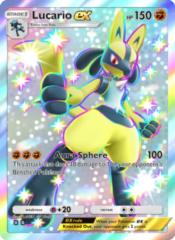 Lucario ex — Shining Revelry card #110