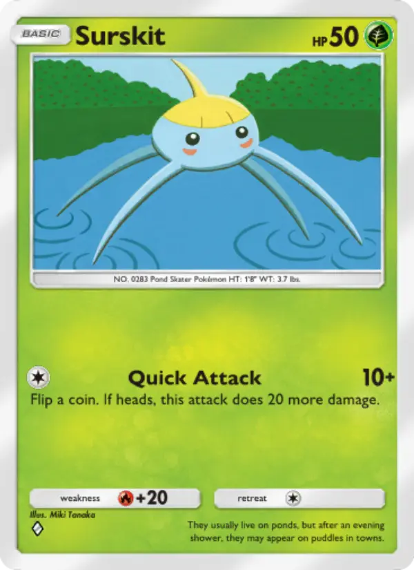 Surskit — Celestial Guardians card #003