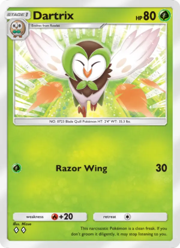 Dartrix — Celestial Guardians card #011