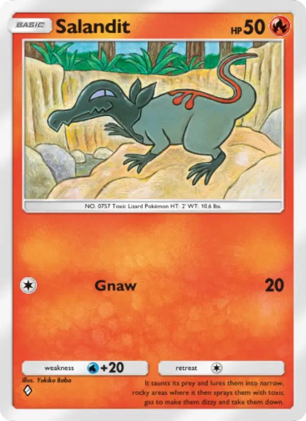 Salandit — Celestial Guardians card #035