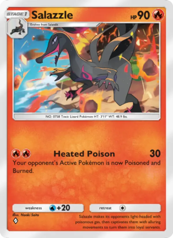 Salazzle — Celestial Guardians card #036
