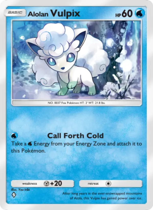 Alolan Vulpix — Celestial Guardians card #040