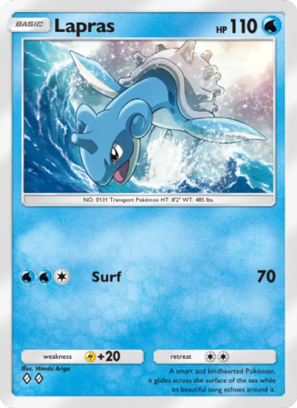 Lapras — Celestial Guardians card #044