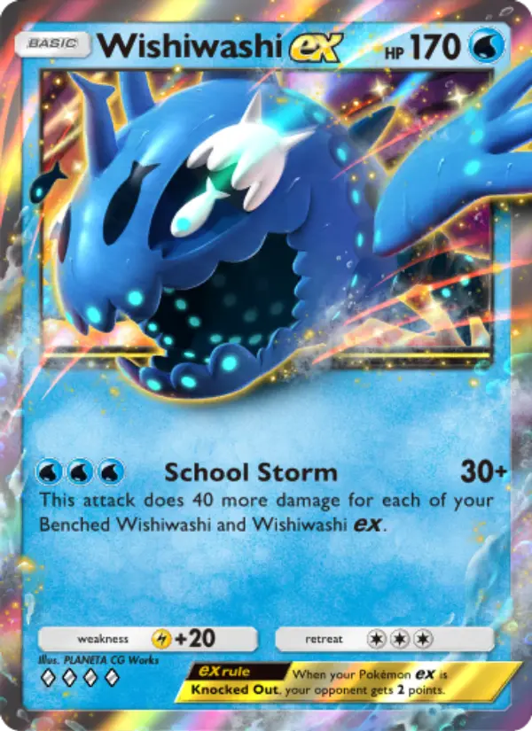 Wishiwashi ex — Celestial Guardians card #051
